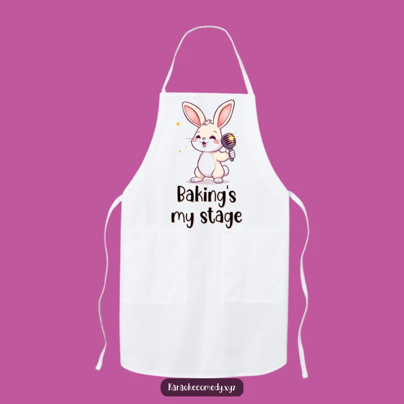 Funny Rabbit Diva Apron: Cook with Sparkle and Flair