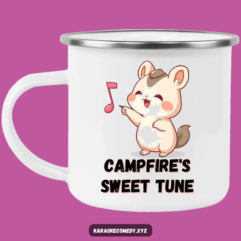 Funny Music Animal Camping Mug: Tunes for the Trail!