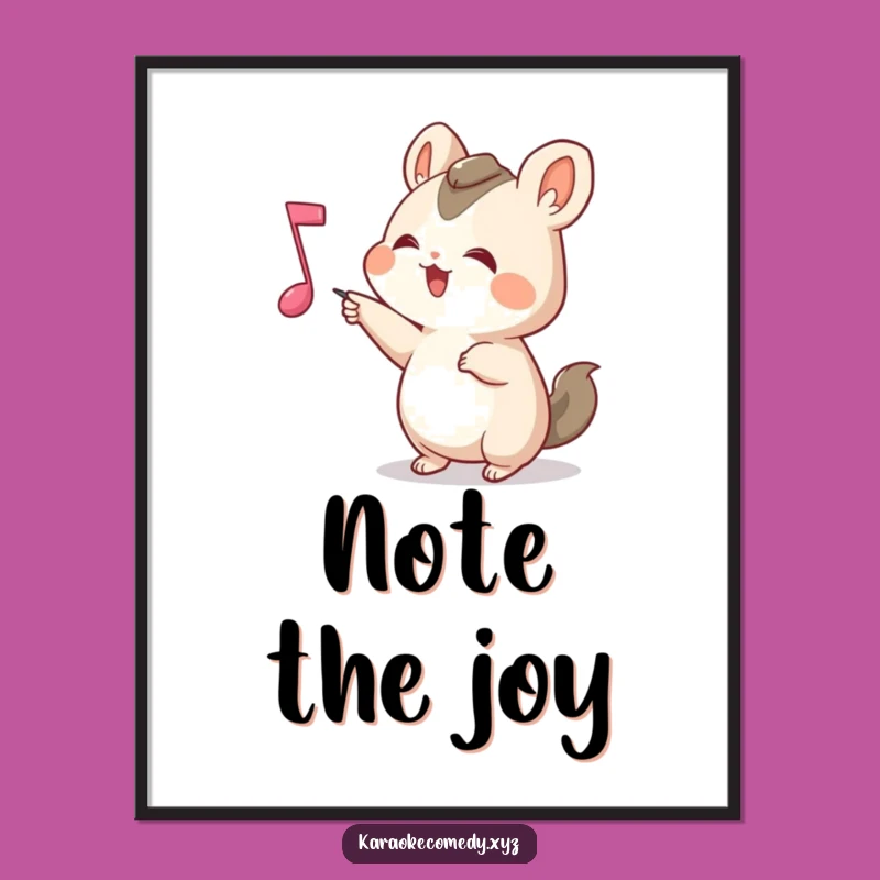 Funny Musical Animal Digital Art: Instant Joyful Print!