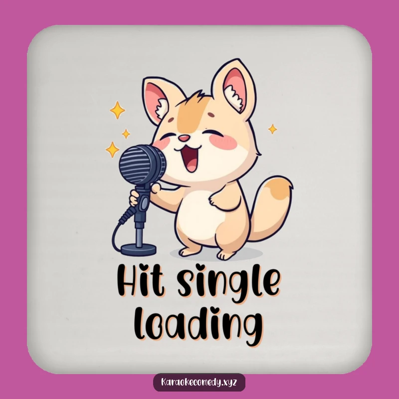 Funny Singing Animal Drink Coaster: Protect Surfaces with Musical Merriment!