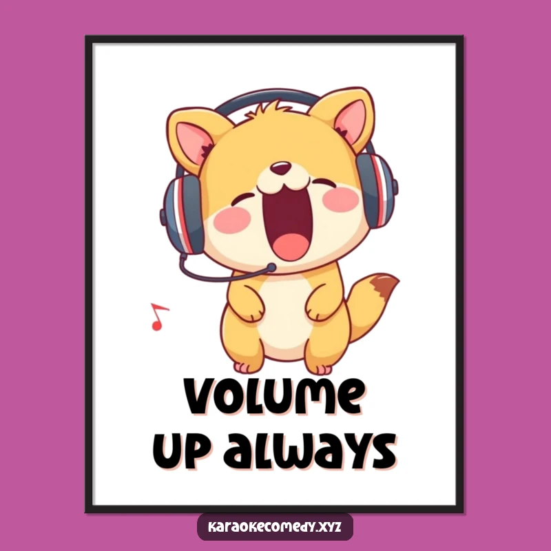 Funny Music Animal Poster: Hilarious Art for Your Wall!