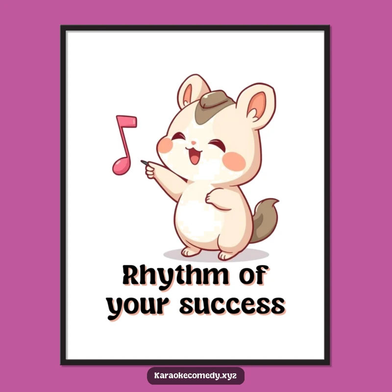 Funny Free Printable Wall Art: Musical Note Fun - Quirky Downloadable Decor Gift!