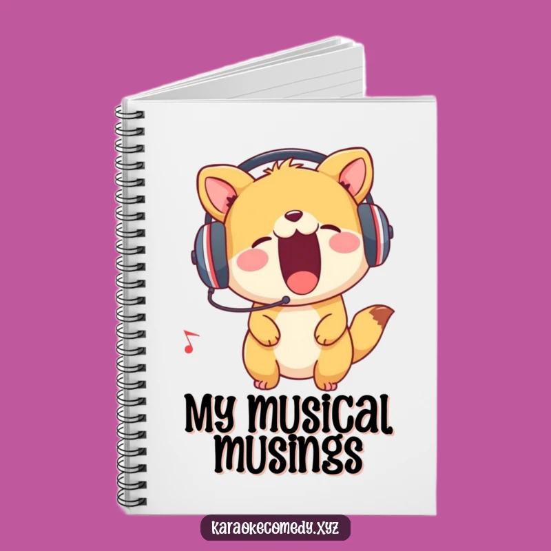 Funny Music Animal Notebook: Your Soundtrack to Ideas!