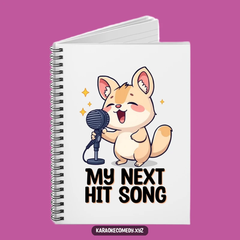 Funny Singing Animal Notebook: Jot Down Your Hits with Hilarious Style!