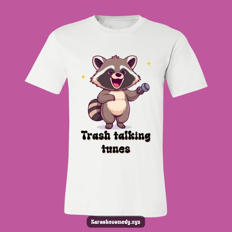 Funny Excited Raccoon T-Shirt: Hilarious Glee Dancer Tee