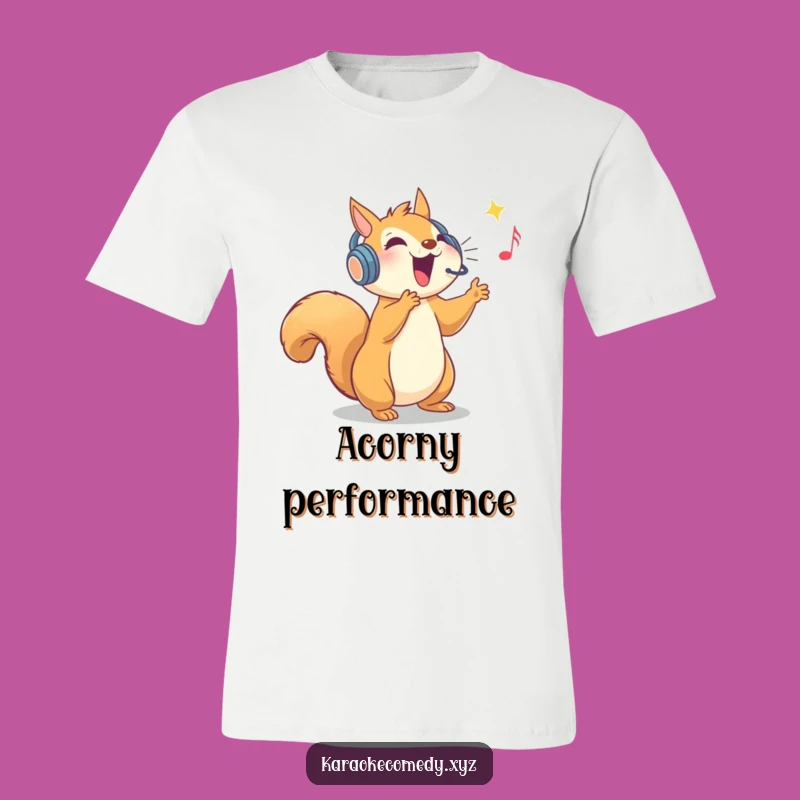 Funny Squirrel High Note T-Shirt: Hilarious Vocalist Tee
