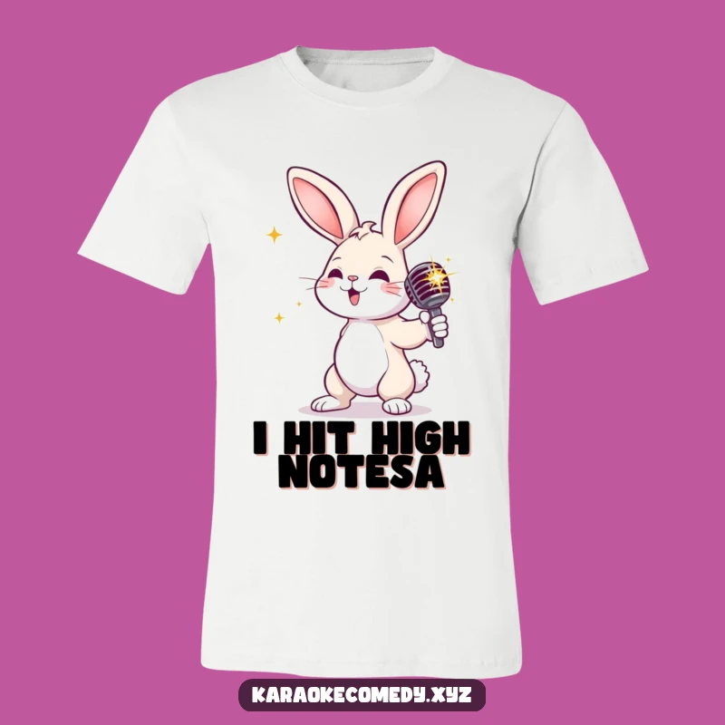 Funny Rabbit Diva T-Shirt: Sparkle and Pose in Style